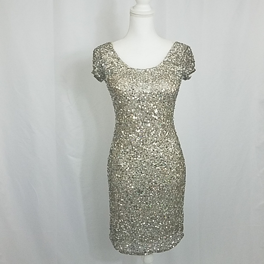 Boston Proper Sequin Dress 0